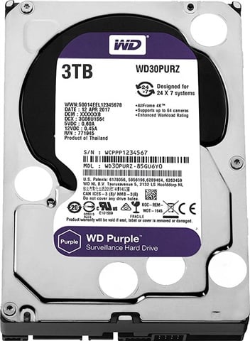 WD Purple WD30PURZ 3TB 3.5